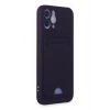 LitaeTrend iPhone 12 Kılıf Kelvin Kartvizitli Silikon - Derin Mor