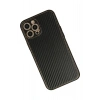 LitaeTrend iPhone 12 Pro Max Kılıf Coco Karbon Silikon - Siyah