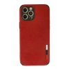 LitaeTrend iPhone 12 Pro Max Kılıf Loop Deri Silikon - Kırmızı