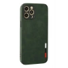 LitaeTrend iPhone 12 Pro Max Kılıf Loop Deri Silikon - Yeşil