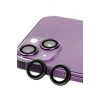 LitaeTrend iPhone 13 Mini Raze Metal Kamera Lens - Siyah