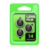 LitaeTrend iPhone 14 Pro Max Raze Metal Kamera Lens - Siyah