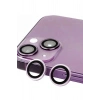 LitaeTrend iPhone 14 Raze Metal Kamera Lens - Mor
