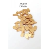 LitaeTrend Oya Abiye Bileklik Kolye Pleksi Metalik Plastik Pul Altın Renk 24 gram 150 adet - BNC544