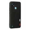 LitaeTrend Realme C21 Kılıf Loop Deri Silikon - Siyah