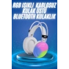 LitaeTrend RGB Işıklı Yüksek Ses Kaliteli Kablosuz Kulak Üstü Bluetooth Kulaklık