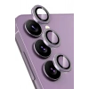 LitaeTrend Samsung Galaxy S24 FE Raze Metal Kamera Lens - Mor