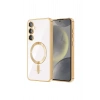 LitaeTrend Samsung Galaxy S24 Plus Kılıf Kross Magneticsafe Kapak - Gold