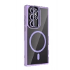 LitaeTrend Samsung Galaxy S24 Ultra Remim Lensli Magsafe Standlı Kapak - Lila