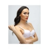 LitaeTrend Silikonlu Desteksiz Telli Düz Boş Sütyen Beyaz