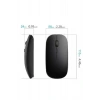 LitaeTrend Siyah Wireless Kablosuz Sessiz Mouse Bluetooth Bağlantılı