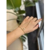 LitaeTrend Taşlı Bilezik Şahmeran - Altın