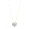 LitaeTrend Taşlı Kalp Kolye - Altın