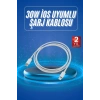 LitaeTrend Type-C Ligtning 30W İOS Şarj Kablosu Hızlı Şarj Kablosu