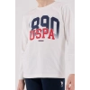 LitaeTrend U.s. Polo Assn Uzun Kol Pijama Takım Us2203-4 Beyaz