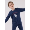 LitaeTrend U.s. Polo Assn Uzun Kol Pijama Takım Us2233-4 Koyu İndigo
