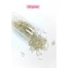 LitaeTrend Uzun Boru Kesme Boncuk Çap 2mm Uzunluk 10 mm - 20 Gram - Gümüş - BNC232