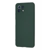 LitaeTrend Xiaomi Mİ 11 Lite Kılıf Nano içi Kadife Silikon - Koyu Yeşil