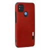 LitaeTrend Xiaomi Redmi 9C Kılıf Loop Deri Silikon - Kırmızı