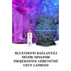 LitaeTrend Yumurta Şeklinde Su Dalgalı Bluetooth Speaker Lamba Renkli Şarjlı