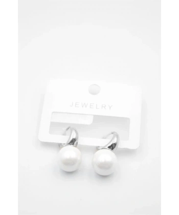 LitaeTrend İncili Küpe - Gümüş