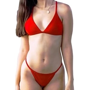 Arias Closet Fantezi Sütyen String Takımı Kırmızı