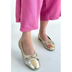 Etya Gold Cilt Babet Ayakkabı