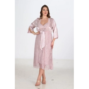 Litae 2li Pudra Sabahlık Takımı Bigsize 6220