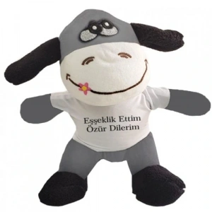 Litae Trend  Oyuncak Peluş Eşek Eşeklik Ettim Tişörtlü