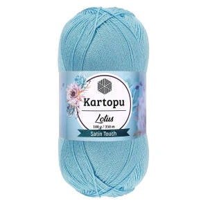 LitaeTrend 1 Adet Lotus Bikini Büstiyer Bluz Örgü İpi  K537 Bebe Mavi