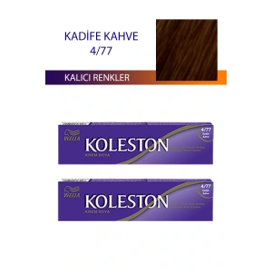 LitaeTrend 2 Adet Single Tüp Boya Saç Boyası Kadife Kahve 4/77