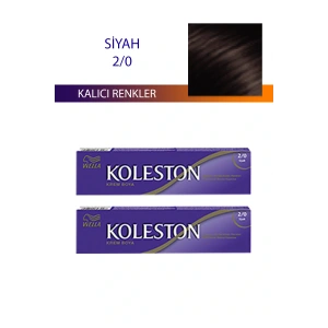 LitaeTrend 2 Adet Single Tüp Boya Saç Boyası Siyah 2/0
