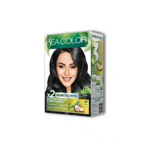 LitaeTrend 2 Tüp Krem Saç Boyası Seti Siyah No:1.0