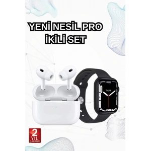 LitaeTrend 2025 Model Akıllı Saat ve Yeni Nesil Pro Bluetooth Kulaklık TWS Yüksek Ses Kaliteli