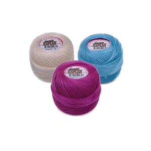 LitaeTrend 3 Adet Kaplan Etamin Ve Kanaviçe İpi 8 No Kod/Renk: 748 - 293 - 114 - Ryl