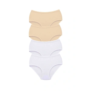 LitaeTrend 4 Adet Tutku Kadın Yüksek Bel Bato Kalın Lastik Külot S9