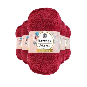 LitaeTrend 5 Adet Lotus Lux Bikini Büstiyer Bluz Simli Örgü İpi K141 Fuşya