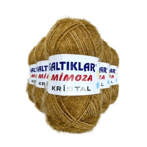 LitaeTrend 5 Adet Mimoza Kristal Işıltılı Şal Patik Yelek İpi 54