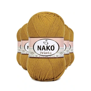 LitaeTrend 5 Adet Pırlanta Amigurumi El Örgü İpi Yünü Altın 6706