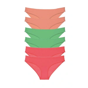 LitaeTrend 6 adet Süper Eko Set Likralı Kadın Slip Külot 549