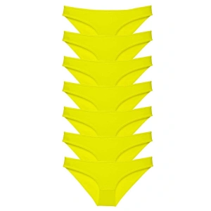 LitaeTrend 7 adet Süper Eko Set Likralı Kadın Slip Külot Sarı