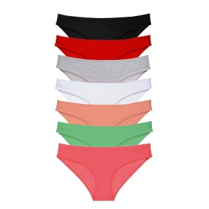 LitaeTrend 7 adet Süper Eko Set Likralı Kadın Slip Külot Set 6