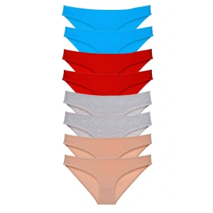 LitaeTrend 8 adet Süper Eko Set Likralı Kadın Slip Külot 534