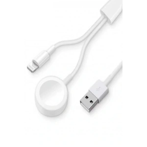 LitaeTrend AC08 2in1 Kablosuz Şarj Apple Watch 1/2/3/4/5/6/7/8/SE