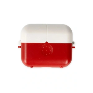 LitaeTrend Airpods 3 (3.nesil) Basmalı Kılıf - Kırmızı-Beyaz