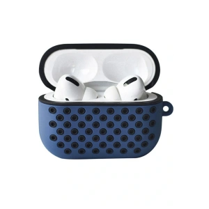 LitaeTrend Airpods Pro 2 (2.nesil) Spor Delikli Kılıf - Lacivert-Siyah