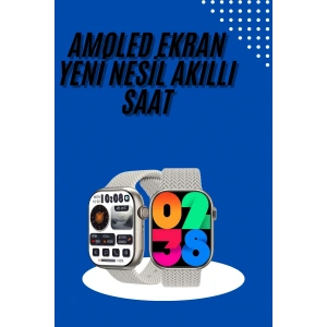 LitaeTrend Akıllı Kol Saat Amoled Ekran Android ve İOS Uyumlu Arama Konuşma
