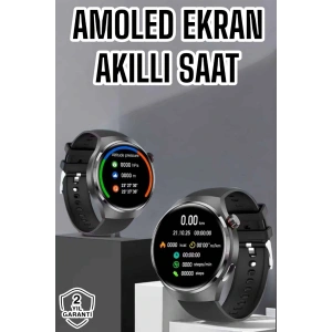 LitaeTrend Akıllı Saat Bluetooth Bağlantılı Amoled Ekran Uyku ve Sağlık Takibi