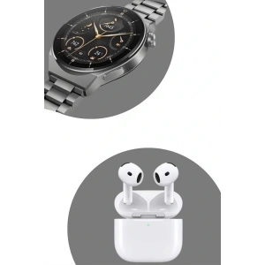 LitaeTrend Akıllı Saat ve Kulaklık Seti Bildirim Görme Arama Cevaplama ANC Özelliği