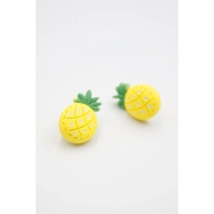 LitaeTrend Ananas Hamur Küpe - ÇOK RENKLİ